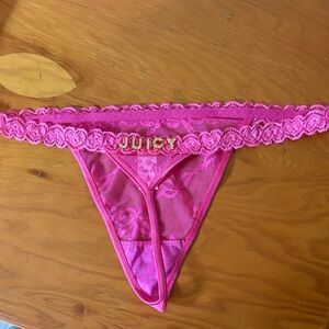Juicy Couture Pink Lace Panties